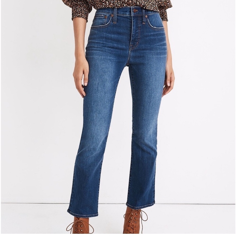 Madewell Cali Demi-Boot Jeans in Lockwood Wash